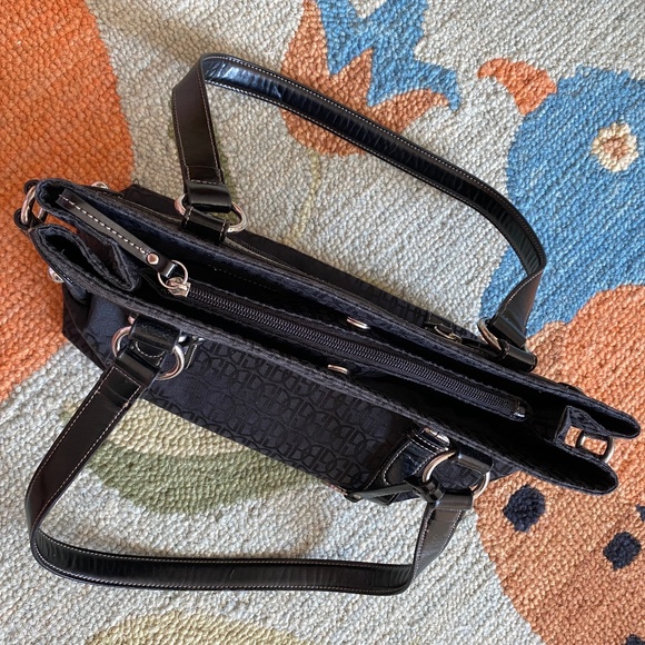 Giani Bernini I Jacquard Fabric Logo Shoulder Bag - Picture 9 of 16